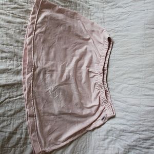 nike tennis skort pin hole design baby pink